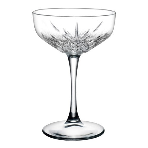 Timeless Pasabahce Champagne Saucer Glasses