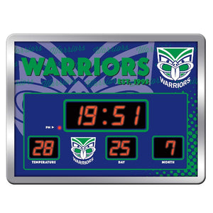 New Zealand Warriors Scoreboard Clock