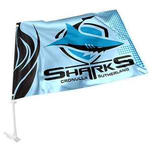 Cronulla Sharks Car Flag