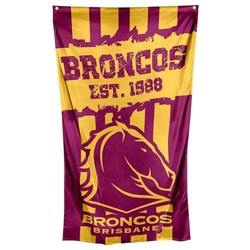 Brisbane Broncos Cape Wall Flag