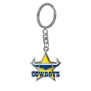 NQ Cowboys Enamel Logo Keyring