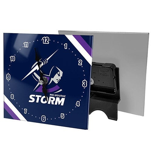 Melbourne Storm Mini Glass Clock