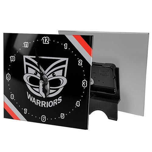Warriors NZ Mini Glass clock