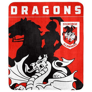 St George Dragons Polar Fleece Blanket