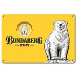 Load image into Gallery viewer, Bundaberg Rum Bear Nose Tin Sign
