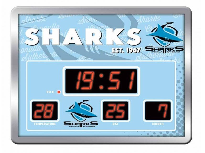 Cronulla Sharks Scoreboard Clock