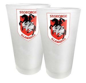 St George Dragons Conical Glasses