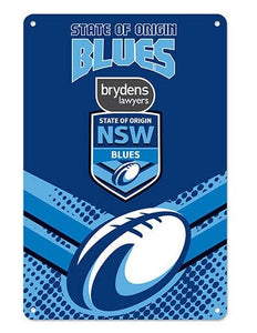 NSW Blues Origin Tin Sign