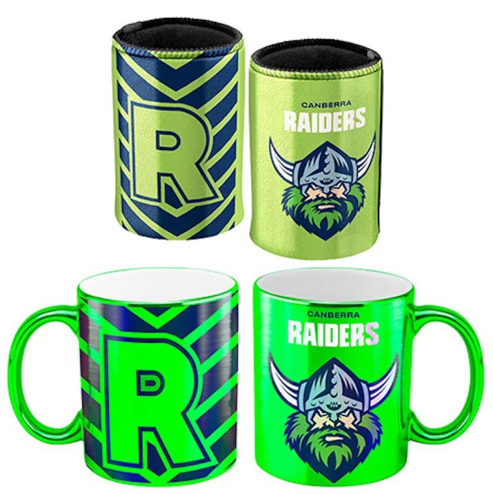 Canberra Raiders Metallic Cooler & Mug Pack