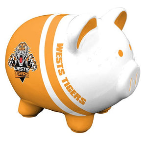 Wests Tigers Piggy Bank
