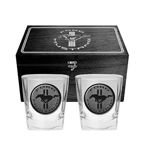 Ford Spirit Glasses with Collector Box