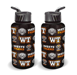 Wests Tigers Flip Drink Bottle