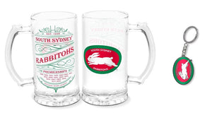 South Sydney Rabbitohs Stein & Keyring Pack