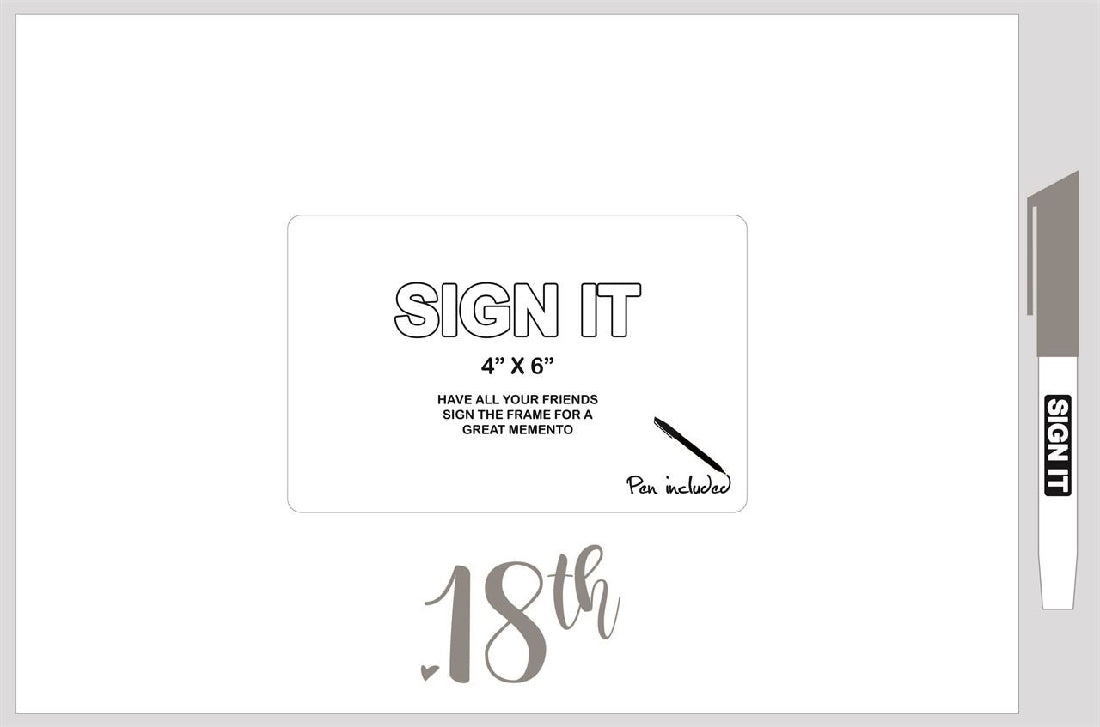 Signature Frame - 18th – The Beerless Bar