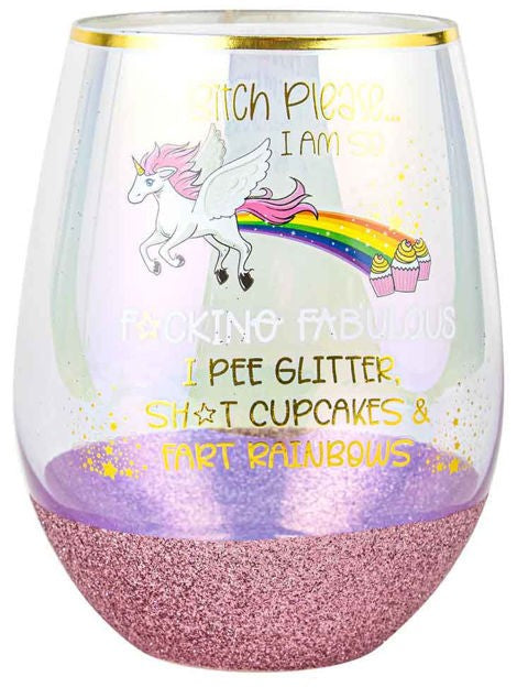 Glitterati Glass - Fabulous B*tch