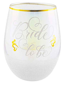 Glitterati Glass - Bride To Be