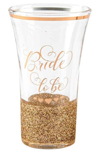 Glitter Bride To Be Shot Glass