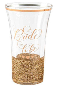 Glitter Bride To Be Shot Glass