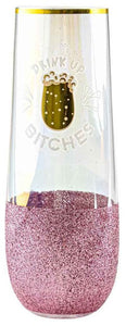 Glitterati Champagne Glass - Drink Up