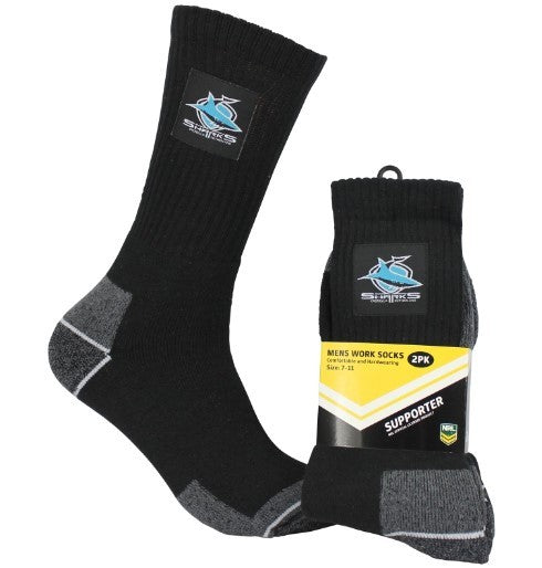 Cronulla Sharks Work Socks