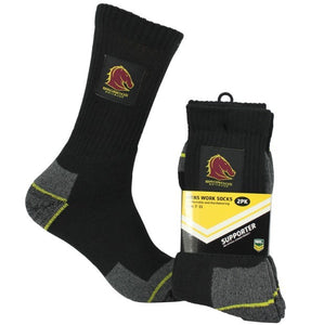 Brisbane Broncos Work Socks