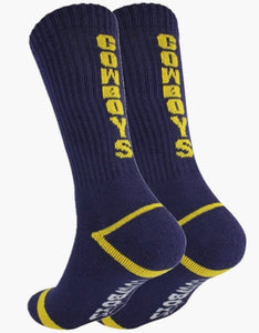 NQ Cowboys Crew Socks