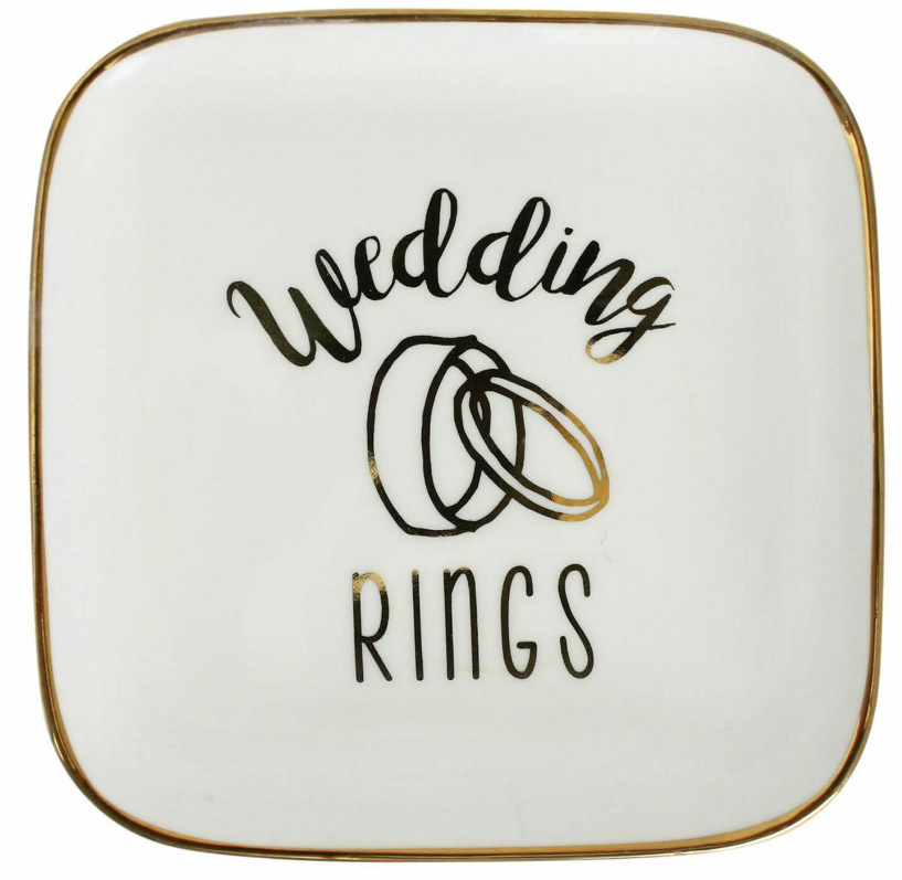 Wedding Ring Trinket Plate