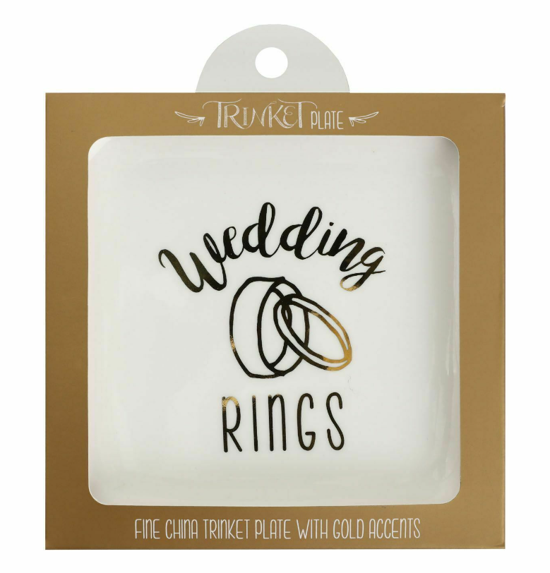Wedding Ring Trinket Plate