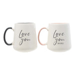 Load image into Gallery viewer, Love You More Mug Set
