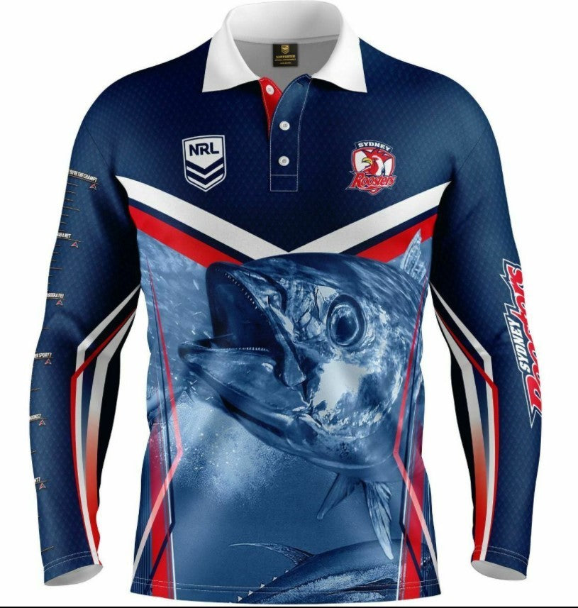Sydney Roosters Fishing Shirt