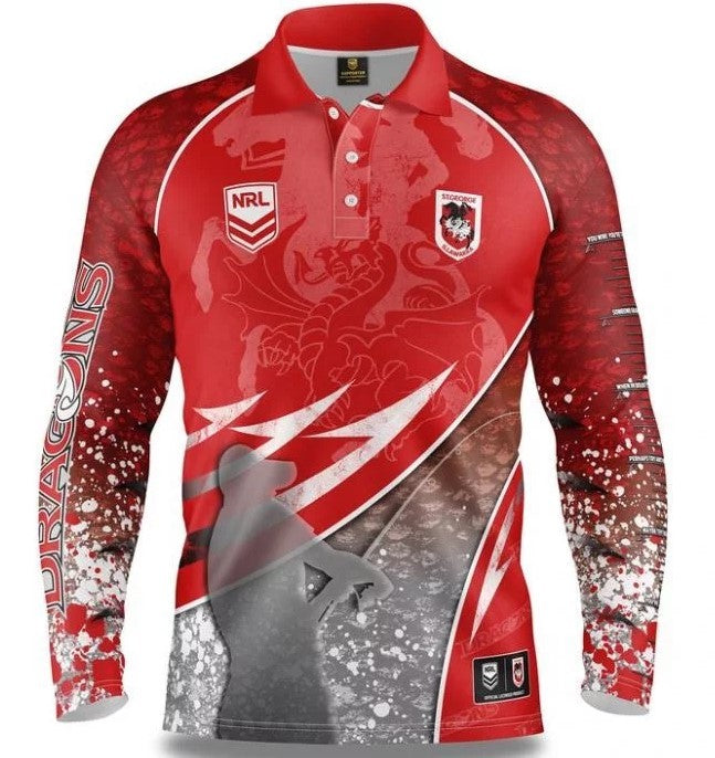 St George Dragons Fishing Shirt