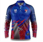 Load image into Gallery viewer, Newcastle Knights Fishing Shirt

