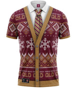 Load image into Gallery viewer, Qld Maroons Ugly Xmas Polo
