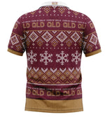 Load image into Gallery viewer, Qld Maroons Ugly Xmas Polo
