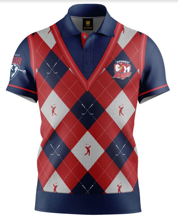 Sydney Roosters "Fairway" Golf Polo