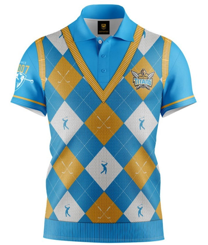 Gold Coast Titans "Fairway" Golf Polo