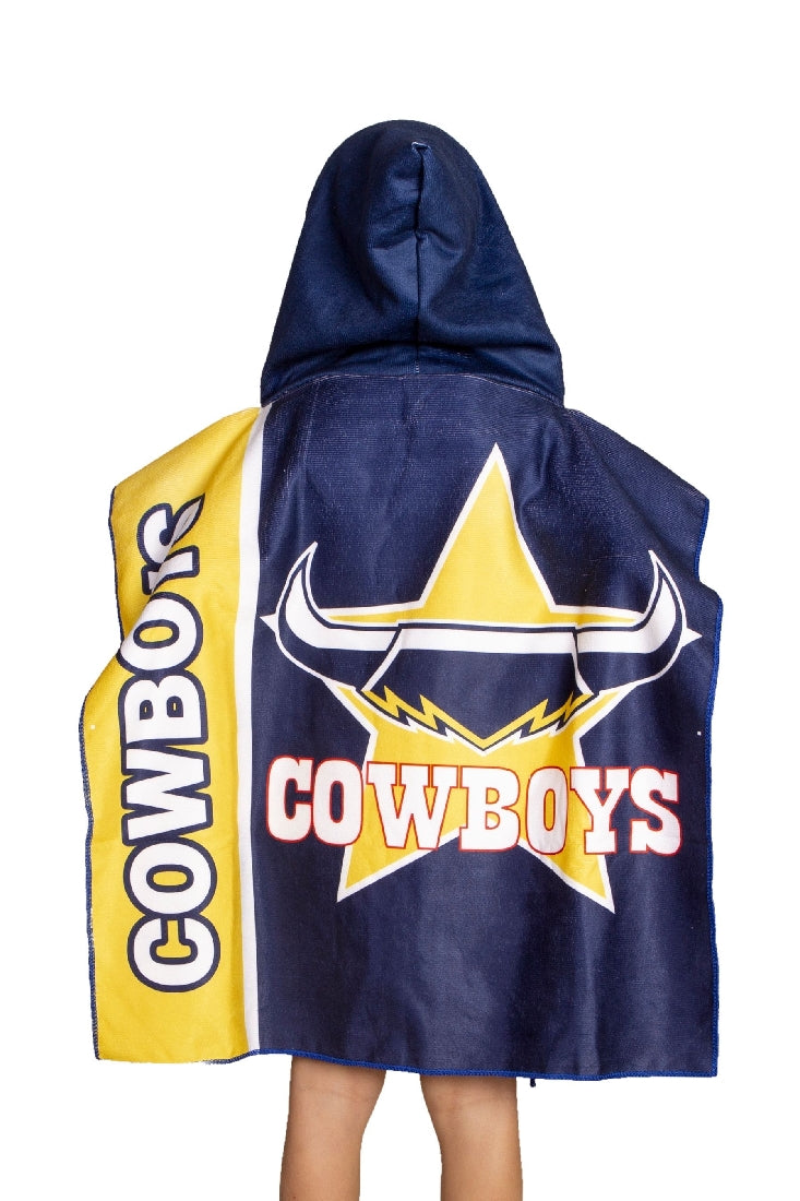 NQ Cowboys Mascot Hooded Towel