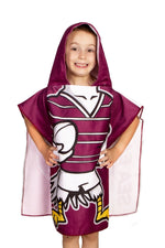 Load image into Gallery viewer, Manly Sea Eagles Mascot Hooded Towel
