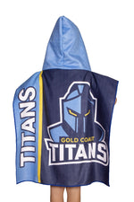 Load image into Gallery viewer, Gold Coast Titans Mascot hooded Towel
