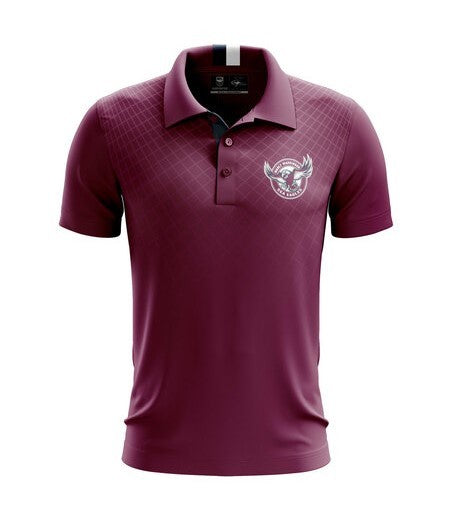 Manly Sea Eagles Grid Performance Polo