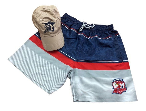 Sydney Roosters Shorts & Cap Pack
