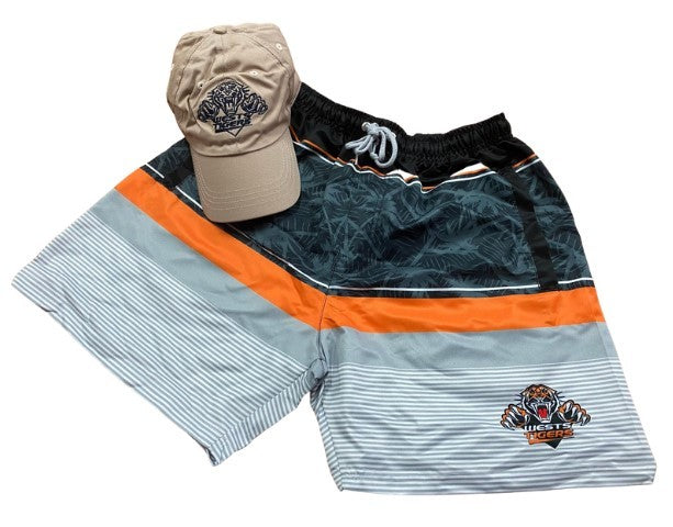 Wests Tigers Shorts & Cap Pack