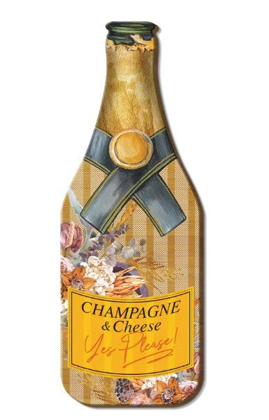 Bamboo Platter - Bottle Champagne