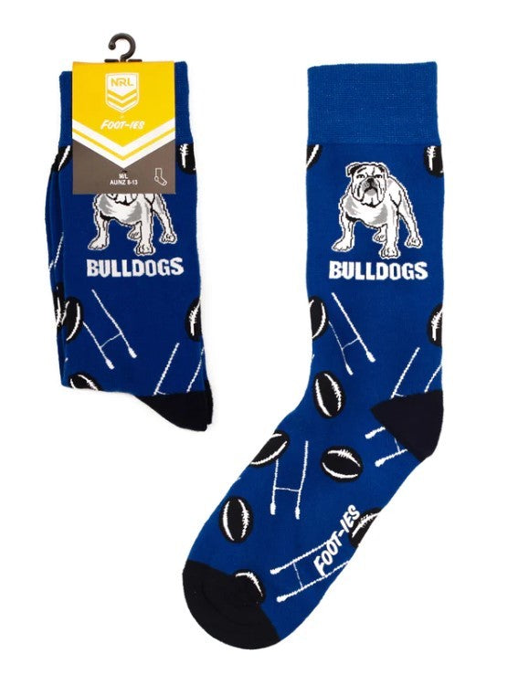 Canterbury Bulldogs Foot-ies Socks