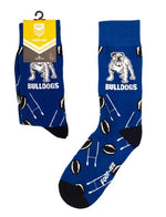 Load image into Gallery viewer, Canterbury Bulldogs Foot-ies Socks
