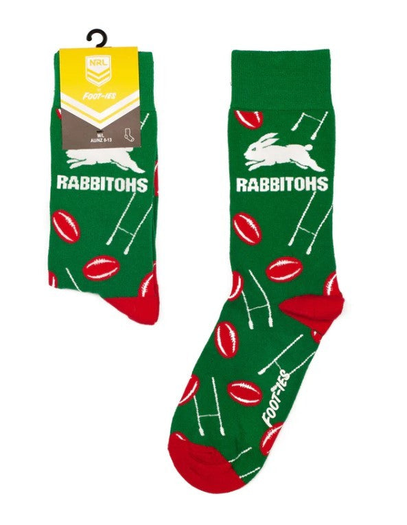 South Sydney Rabbitohs Foot-ies Socks