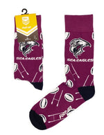 Load image into Gallery viewer, Manly Sea Eagles Foot-ies Socks
