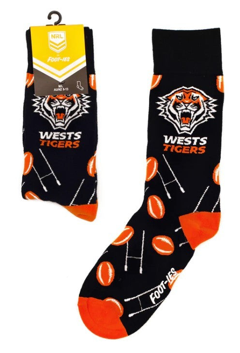 Wests Tigers Foot-ies Socks