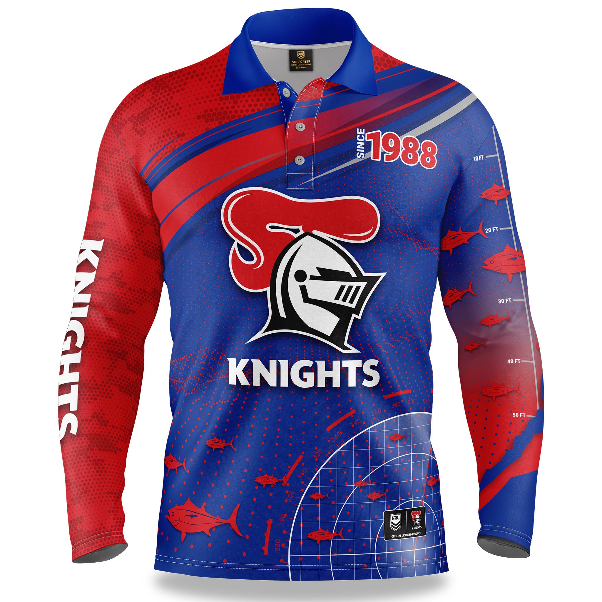 Newcastle Knights Fishing Shirts