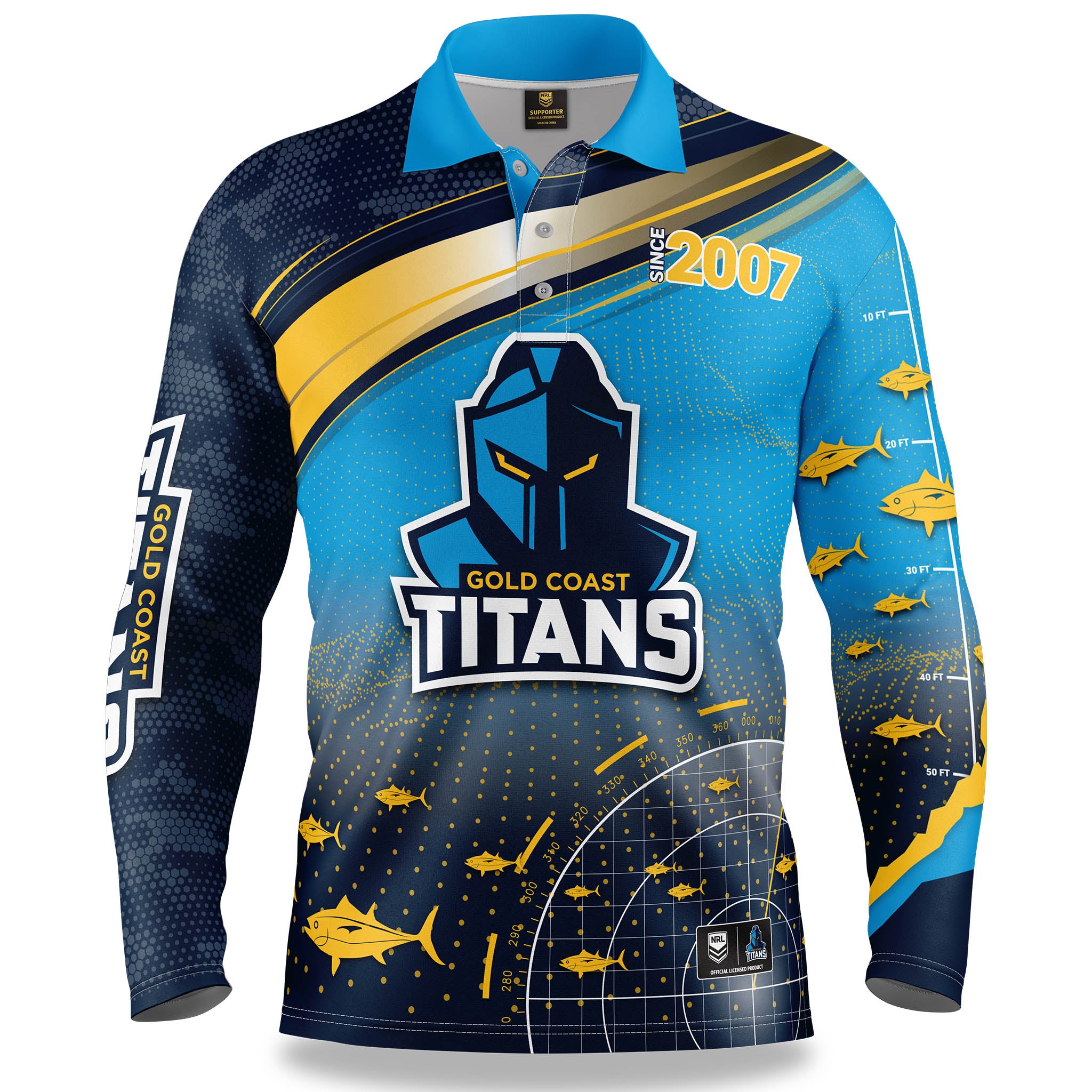 Gold Coast Titans Fishing Shirts